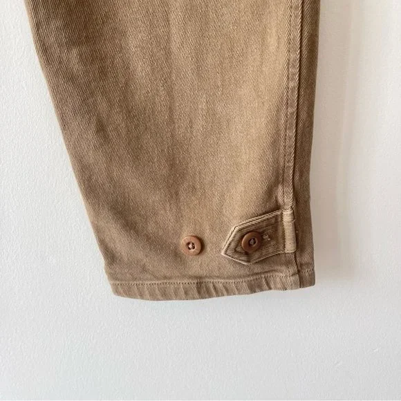 ❌SOLD❌ Wilfred Free Modern Cargo Pant High-waisted cargo pants brown size 8 - Picture 11 of 15